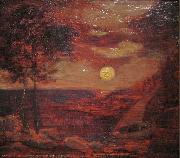 Albert Pinkham Ryder The Lovers' Boat oil painting reproduction